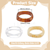 3Pcs 3 Style Imitation Marble Acrylic Bangles Set for Women BJEW-FI0001-11-3