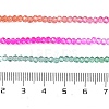 Transparent Painted Glass Beads Strands DGLA-A034-T1mm-A03-3