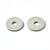 Flat Round Handmade Polymer Clay Beads CLAY-R067-12mm-02-6