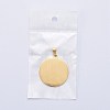 304 Stainless Steel Pendants STAS-I140-17G-8