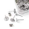 40Pcs 4 Size 304 Stainless Steel Stud Earring Findings STAS-YW0001-56-3