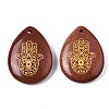 Synthetic Goldstone Pendants G-T122-73J-2