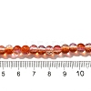 Crackle Glass Beads Strands CCG-C002-6mm-05-4
