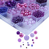 DIY 24 Style Acrylic & Resin Beads Jewelry Making Finding Kit DIY-NB0012-01E-2