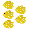 5Pcs Handmade Porcelain Beads PORC-TADJ0001-05C-1
