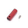 Zinc Alloy Coed Ends PALLOY-WH0085-87C-1