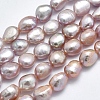 Natural Cultured Freshwater Pearl Beads Strands X-PEAR-K003-19B-1