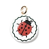 Printing 304 Stainless Steel Pendants STAS-K304-12I-G-1