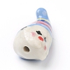 Handmade Porcelain Beads X-PORC-G006-17-2