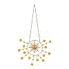 304 Stainless Steel Sun Shape Hanging Suncatcher HJEW-JM05031-01-1