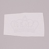 Crown Glitter Hotfix Rhinestone DIY-WH0268-06-2