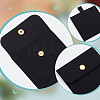 4 Sets Square Microfiber Packing Button Bags ABAG-WR0001-09C-3