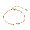 304 Stainless Steel Satellite Chain Bracelet BJEW-JB06523-02-1