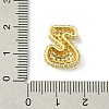 Rack Plating Brass Clear Cubic Zirconia Pendants KK-S378-01G-Z-3