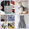 Tartan Cotton Fiber Fabric DIY-WH0504-685D-5