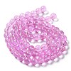 Drawbench Transparent Glass Beads Strands GLAD-Q012-10mm-03-5