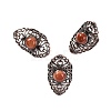 Synthetic Goldstone Retro Finger Rings RJEW-B067-02R-22-1