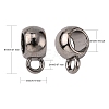 Tibetan Style Alloy Tube Bails LS-TIBEP-LFH251Y-B-FF-4