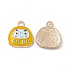 Alloy Enamel Pendants ENAM-H039-04G-A-1