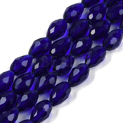 Transparent Glass Beads Strands EGLA-N013-T4mm-D07-1