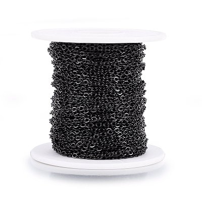 Handmade 304 Stainless Steel Cable Chains STAS-P213-03B-02-1