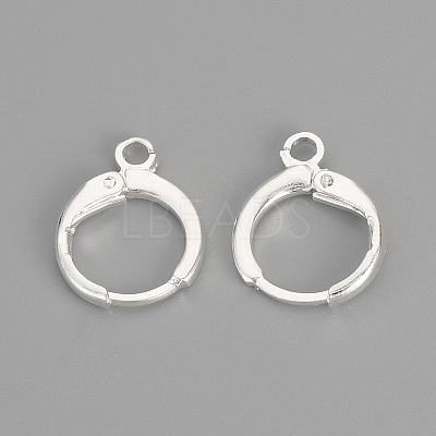 Brass Huggie Hoop Earring Findings LS-KK-R071-08S-1