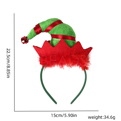 Christmas Plastic Hair Bands PW-WGEA057-01-1