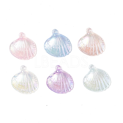 UV Plating Opaque Acrylic Pendants PACR-M003-16-1