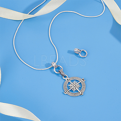 2Pcs 925 Sterling Silver Pendant Bails STER-PH0002-34-1
