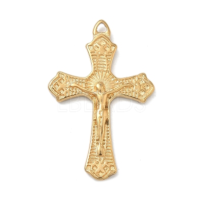 304 Stainless Steel Pendants STAS-G374-04G-04-1