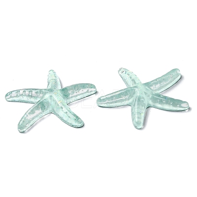 Translucent Resin Sea Animal Cabochons RESI-B016-01F-1