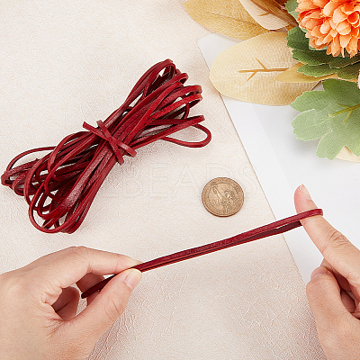 Cowhide Leather Cord WL-WH0008-05A-1