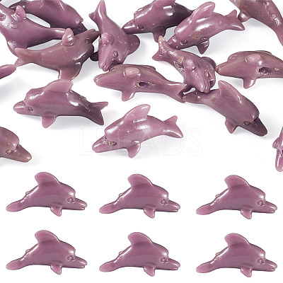 20Pcs Synthetic Coral Carved Beads CORA-TA0001-01D-1