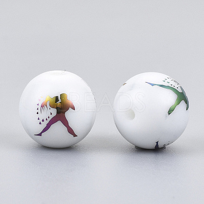 Electroplate Glass Beads EGLA-S178-11L-08-1