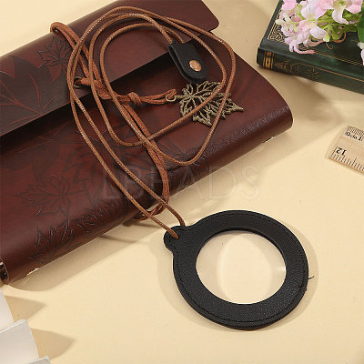 2Pcs Neck Wear Magnifying Glass AJEW-CA0005-27A-1