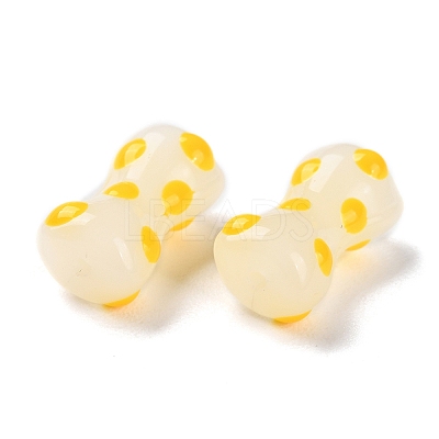 Handmade Bumpy Lampwork Beads LAMP-C012-01H-1
