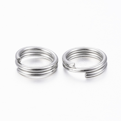Tarnish Resistant 304 Stainless Steel Split Rings STAS-H413-04P-B-1
