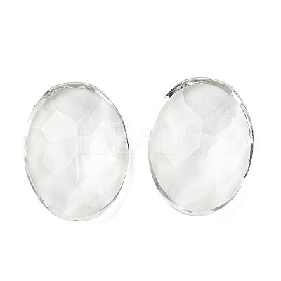 Transparent K5 Glass Cabochons GLAA-NH0001-01A-1