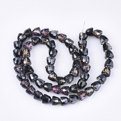 Electroplated Glass Beads X-EGLA-T016-01-A01-1