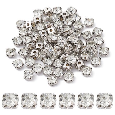 Square Sew on Rhinestone FIND-YW0003-10D-1