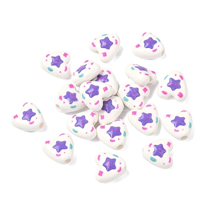 Handmade Porcelain Enamel Beads PORC-K011-02F-1