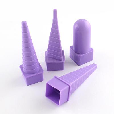 4pcs/set Plastic Border Buddy Quilling Tower Sets DIY Paper Craft DIY-R023-12-1