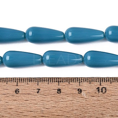Opaque Glass Beads Strands GLAA-Q113-03A-C04-1