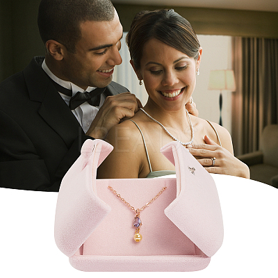 Velvet Pendant Box VBOX-WH0011-02-1