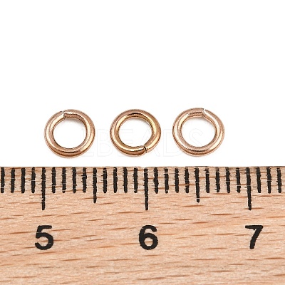 304 Stainless Steel Open Jump Rings SA-CBAF81C-01H-RG-1