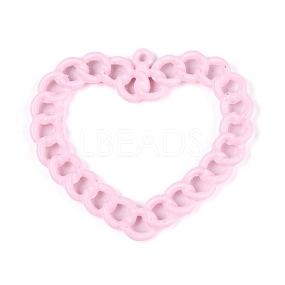 Spray Painted Alloy Pendants PALLOY-T092-89B-1