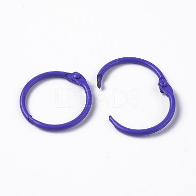 Baking Paint Iron Loose Leaf Book Binder Hinged Rings IFIN-CJC0003-01R-1