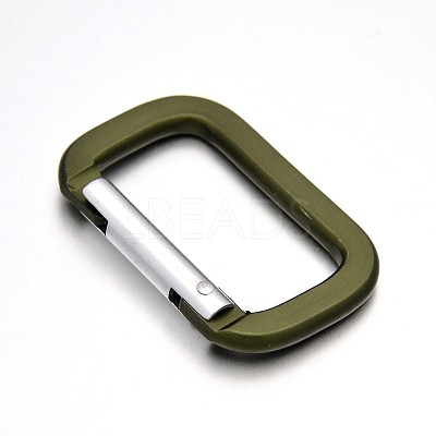 Square Aluminum Rock Climbing Carabiners KEYC-O009-05C-1