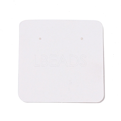 Square Paper Earring Display Cards CDIS-C004-02B-1