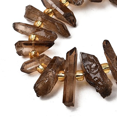 Natural Quartz Crystal Beads Strands G-F800-C17-1